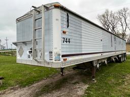 2002 Timpte Super Hopper Triple Axle All Aluminum Grain Trailer