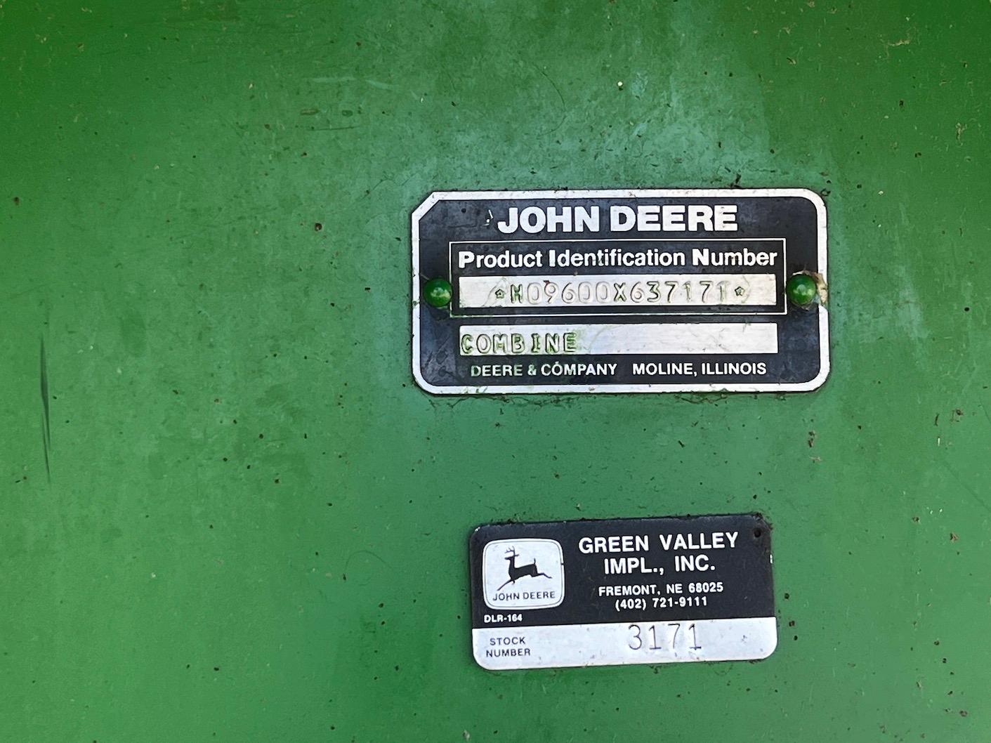 1990 John Deere 9600