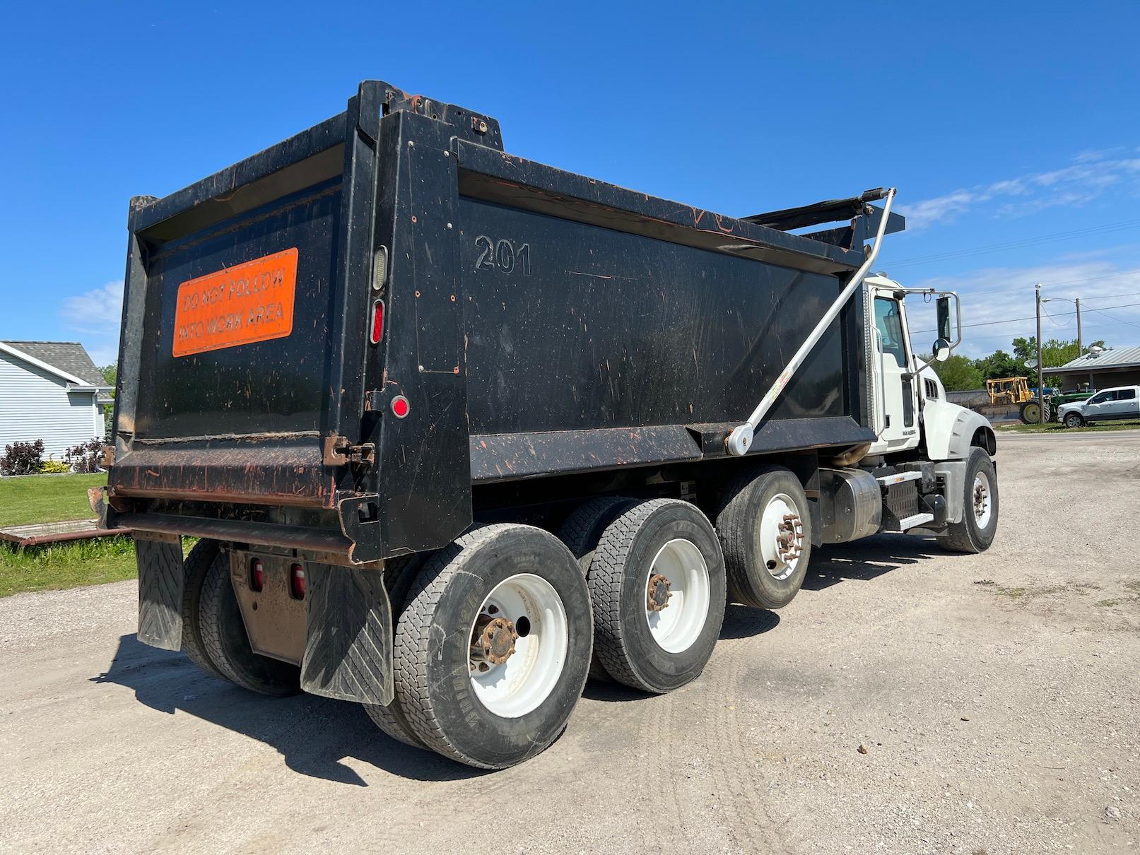 2016 Mack GU713 Granite Triple Axle Dump Truck