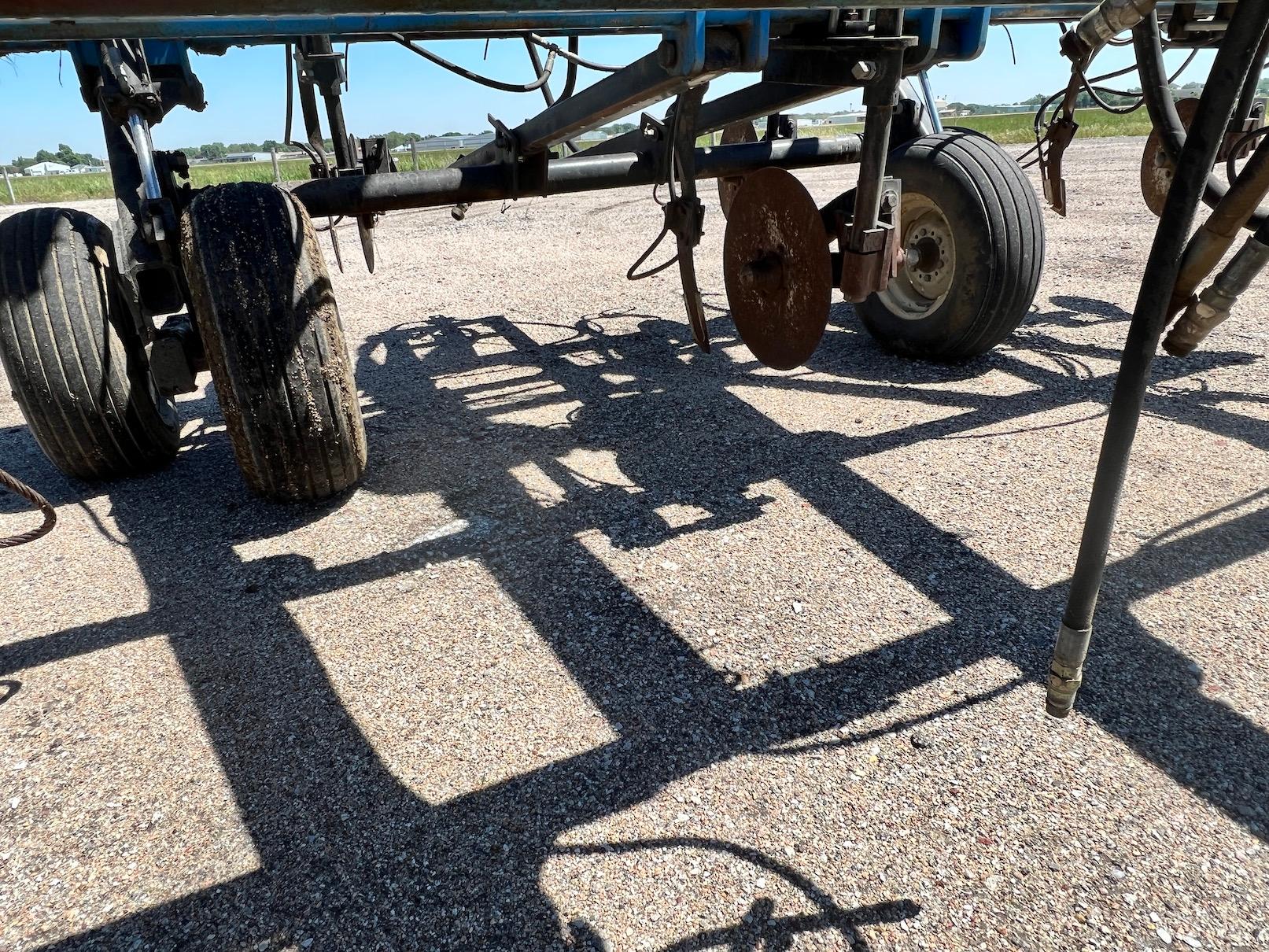 Shop-Built 15-Shank Pull-Type Anhydrous Ammonia Applicator