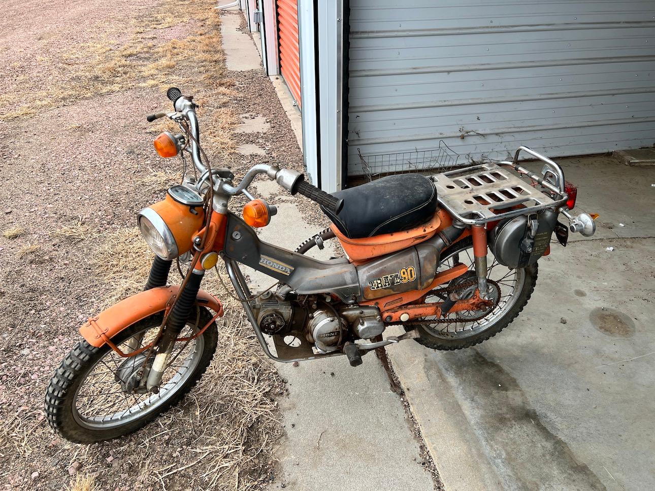 1974 Honda Trail 90 Motorcycle