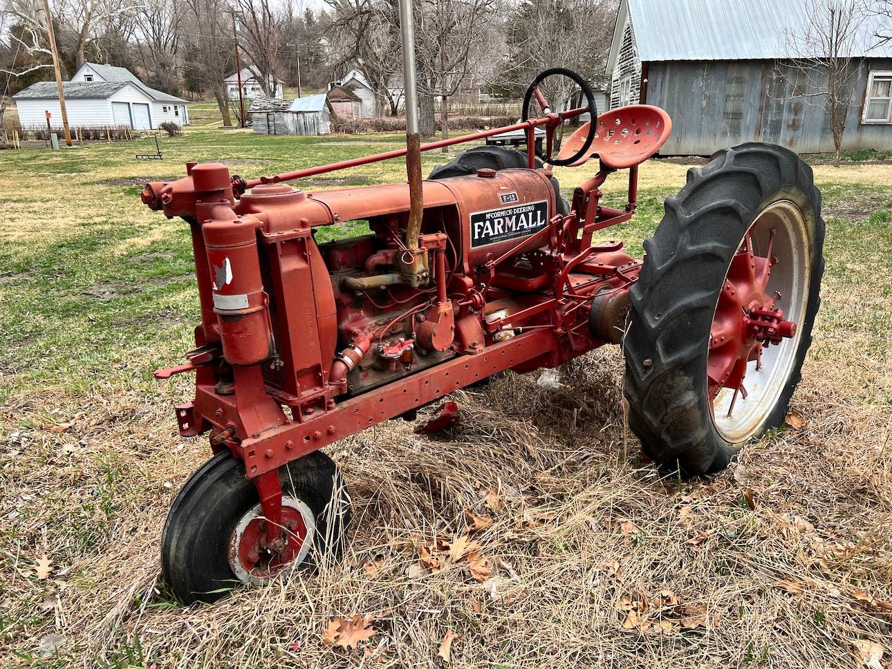 McCormick Deering Farmall F-12