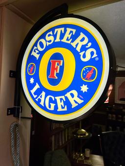 Foster's Wall Hanging Lighted Sign