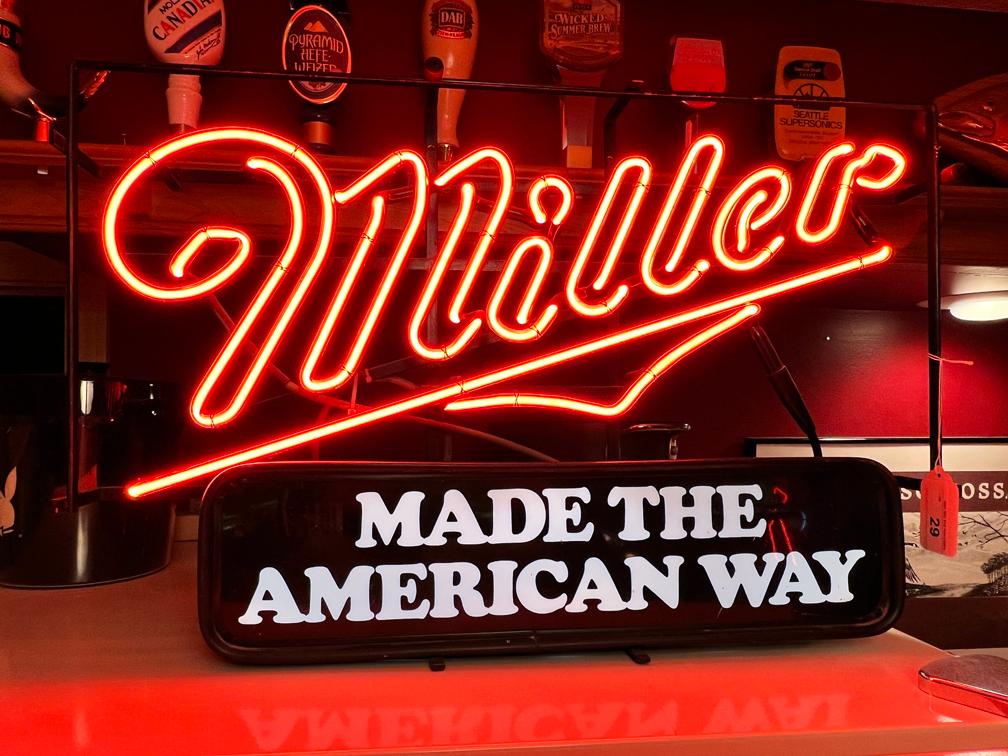 Miller Neon Sign