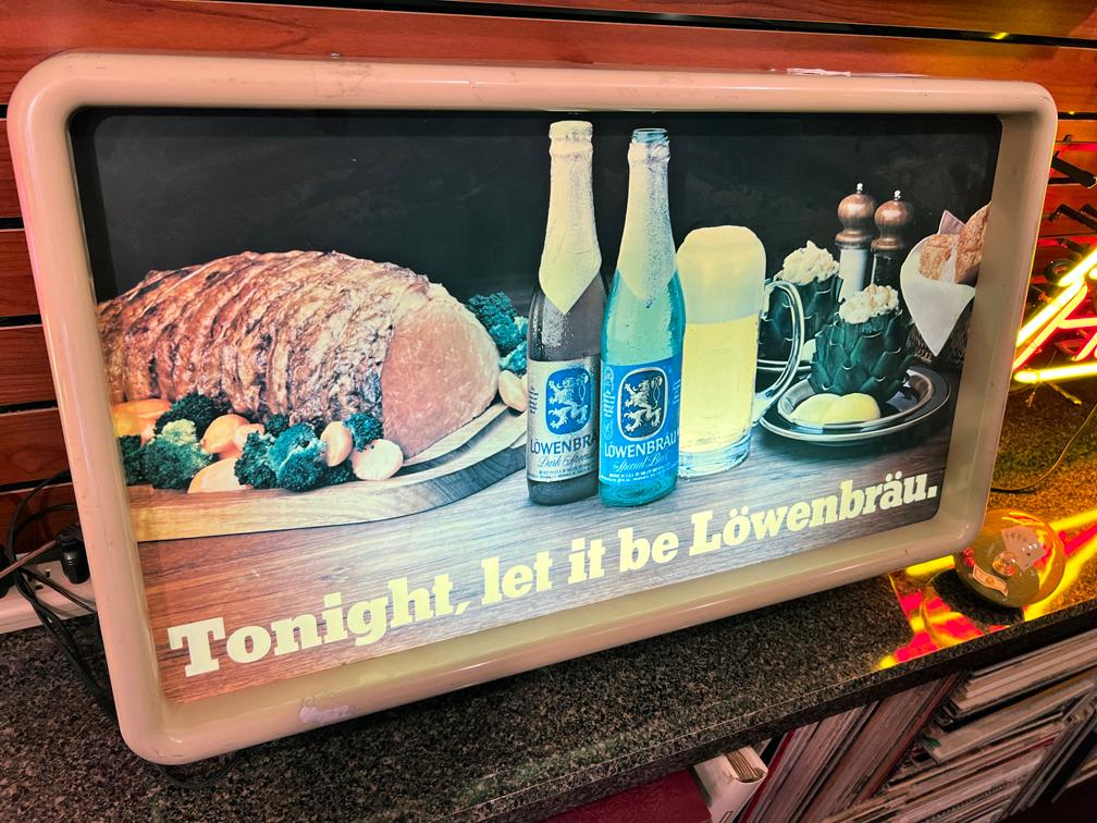 Lowenbrau Lighted Sign