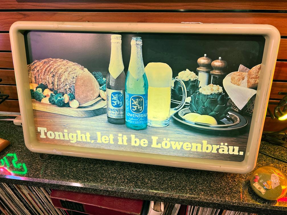 Lowenbrau Lighted Sign