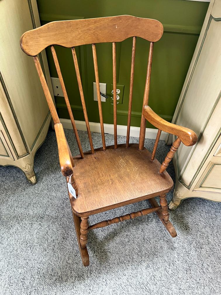 Antique Children's Windsor Rocking Chair