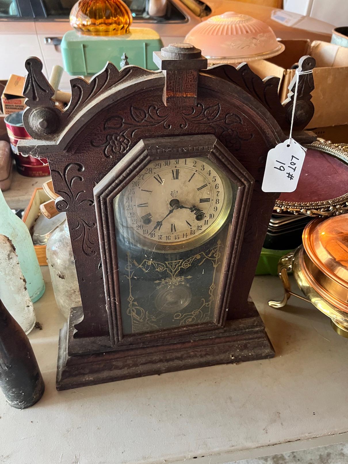 Antique Waterbury Mantle Clock