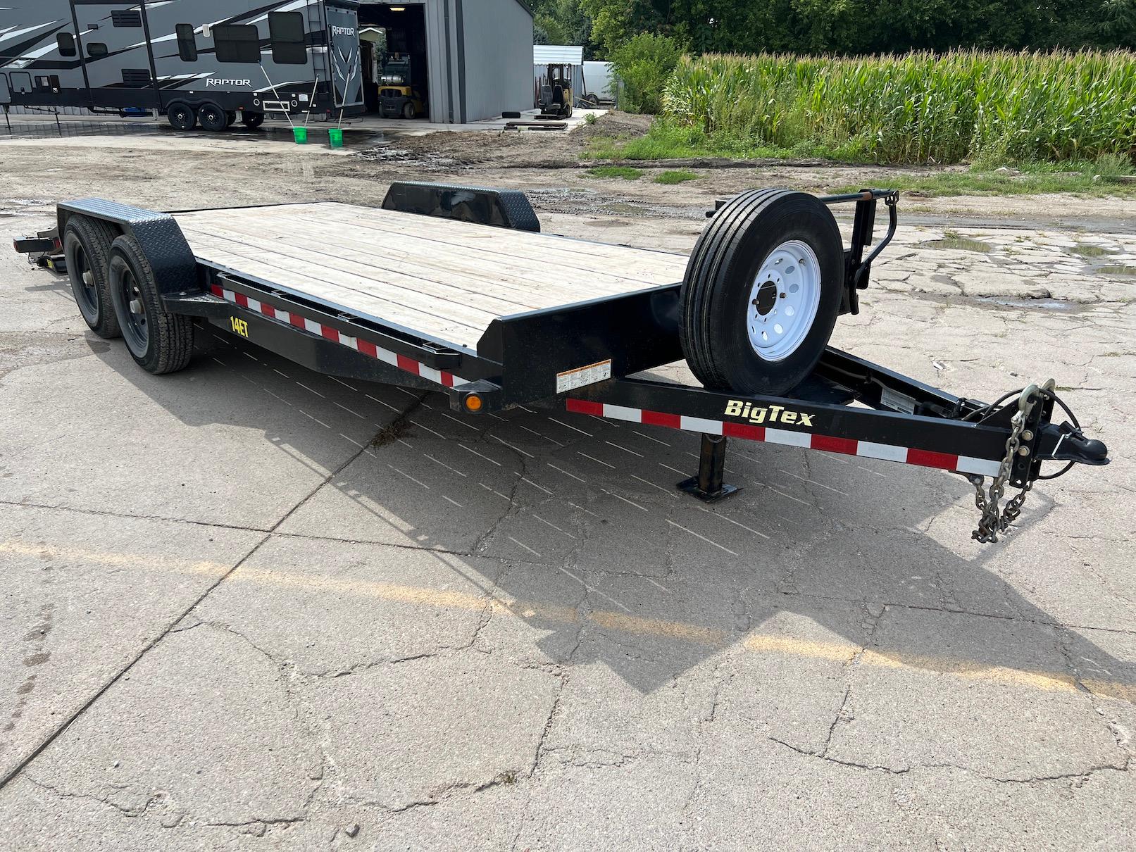 2019 Big Tex 20' Tandem Axle Equipment Trailer