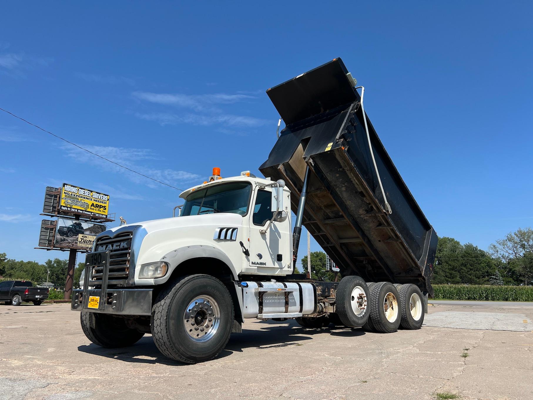 2011 Mack GU713 Granite Conventional Triple Axle Dump Truck