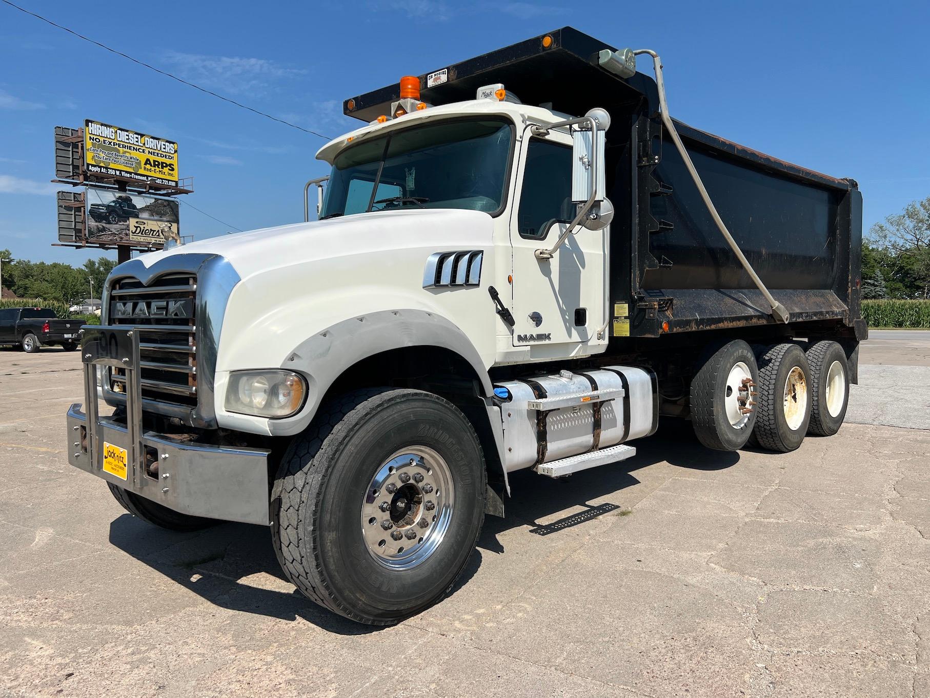 2011 Mack GU713 Granite Conventional Triple Axle Dump Truck