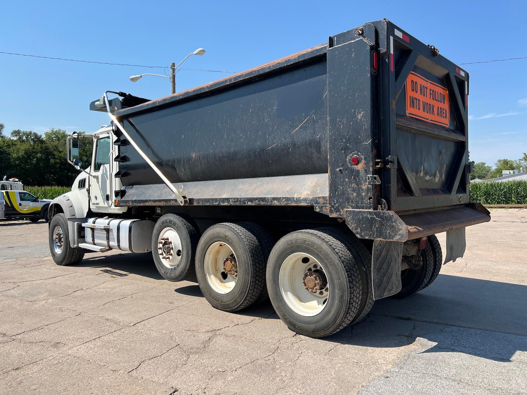 2011 Mack GU713 Granite Conventional Triple Axle Dump Truck