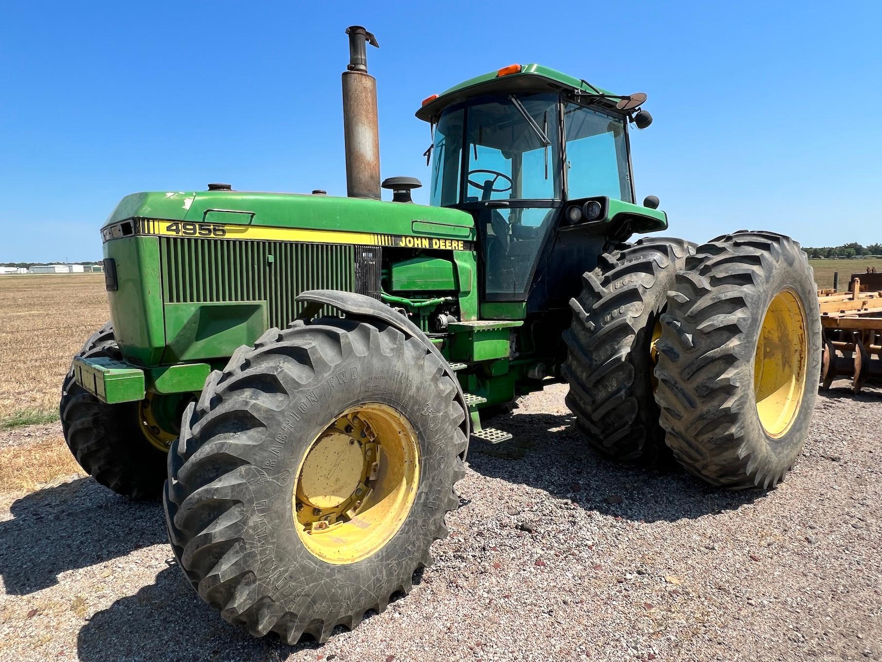 1991 John Deere 4955 MFWD Diesel Tractor