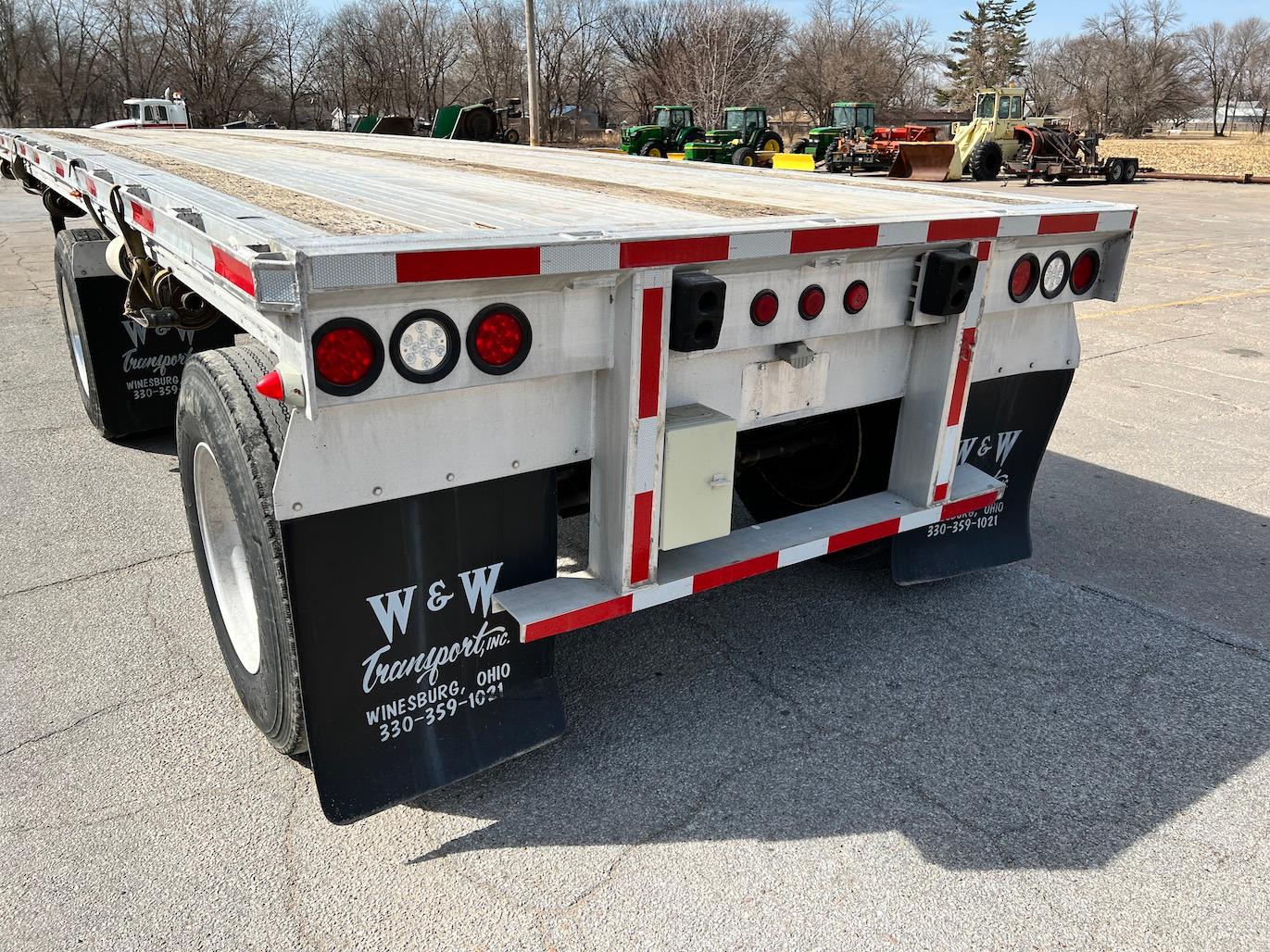 1998 Ravens 48'x102" Flatbed Semi Trailer