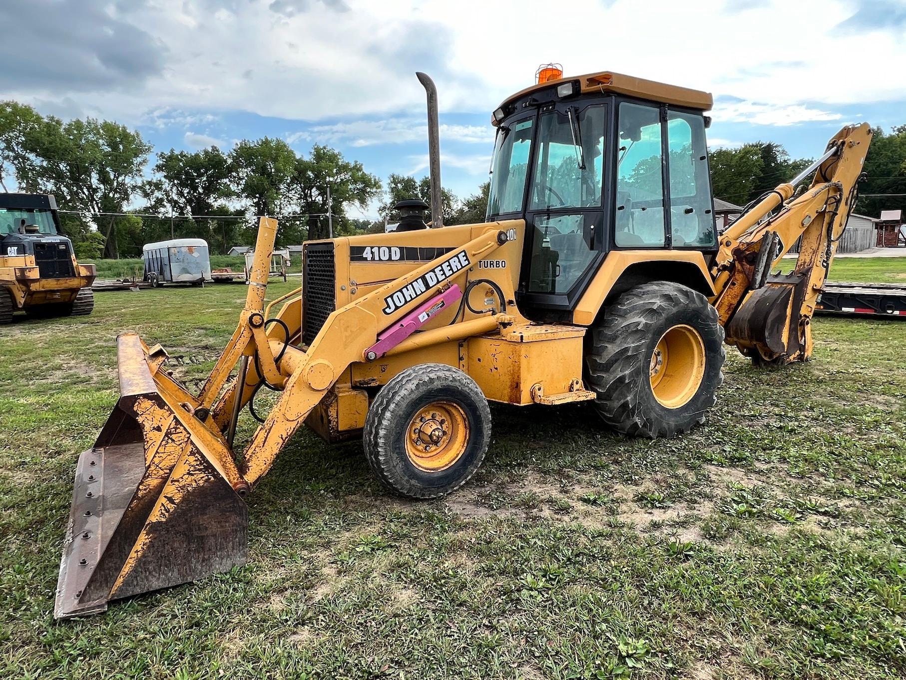 1996 John Deere 410D Tractor Backhoe