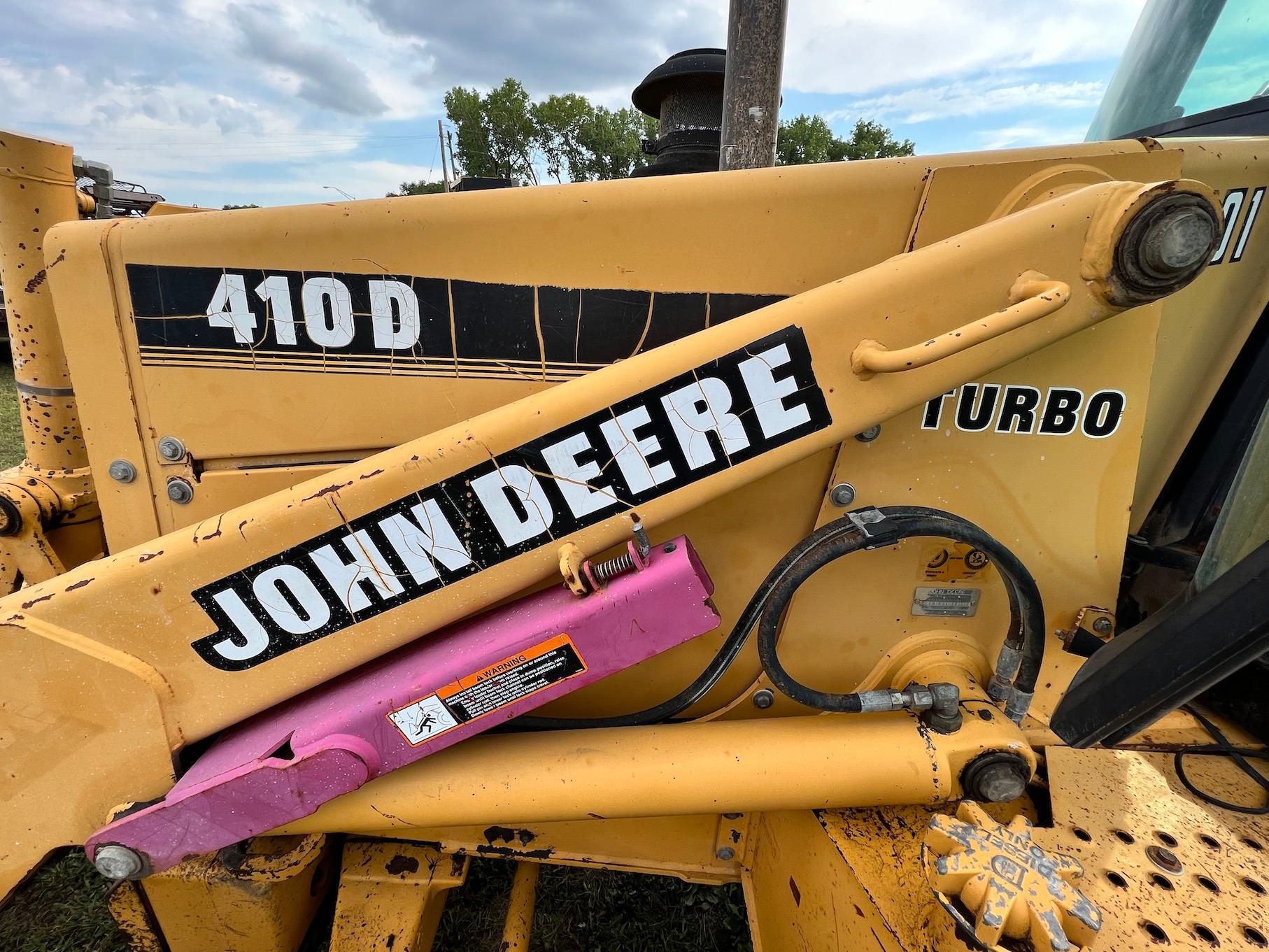 1996 John Deere 410D Tractor Backhoe