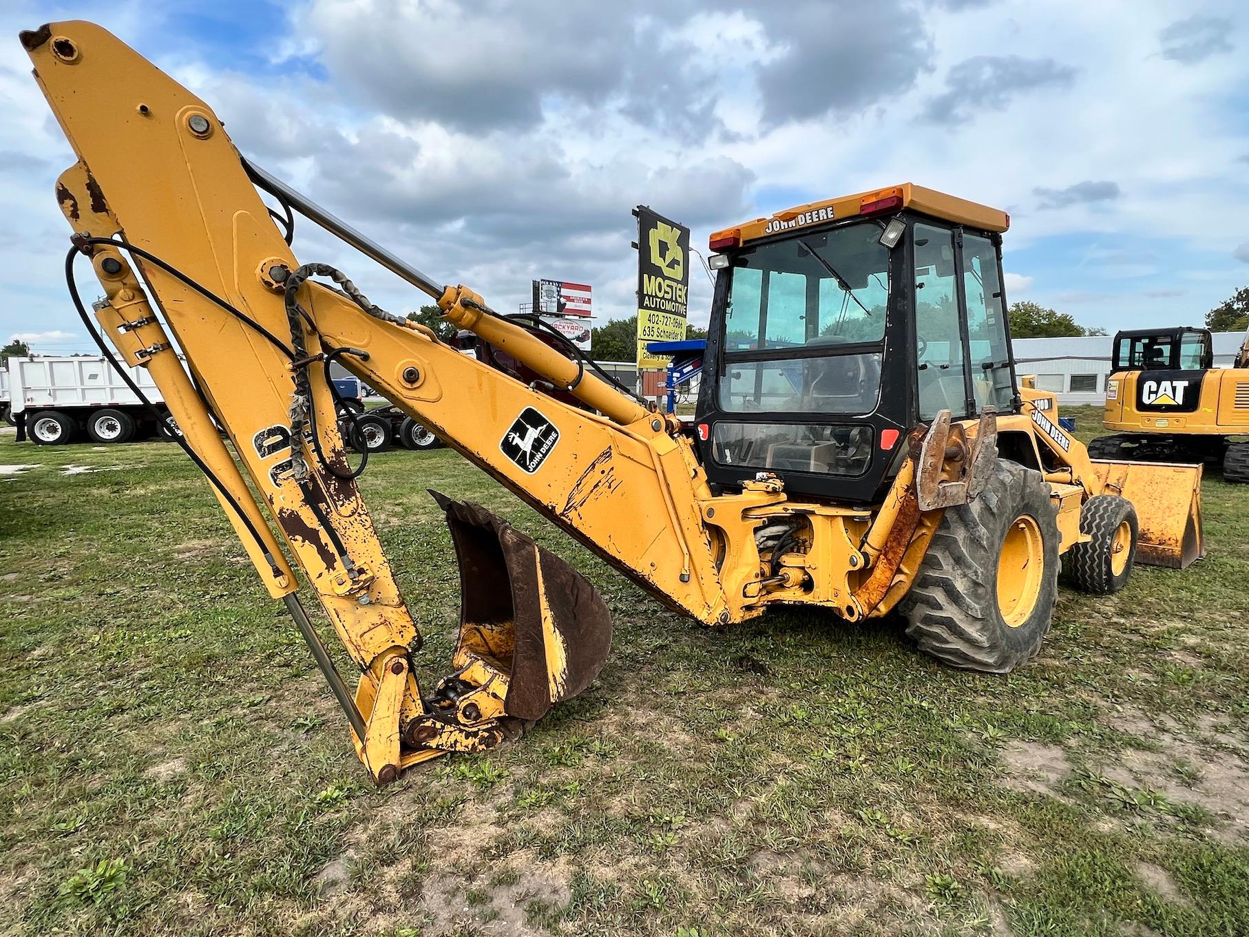 1996 John Deere 410D Tractor Backhoe