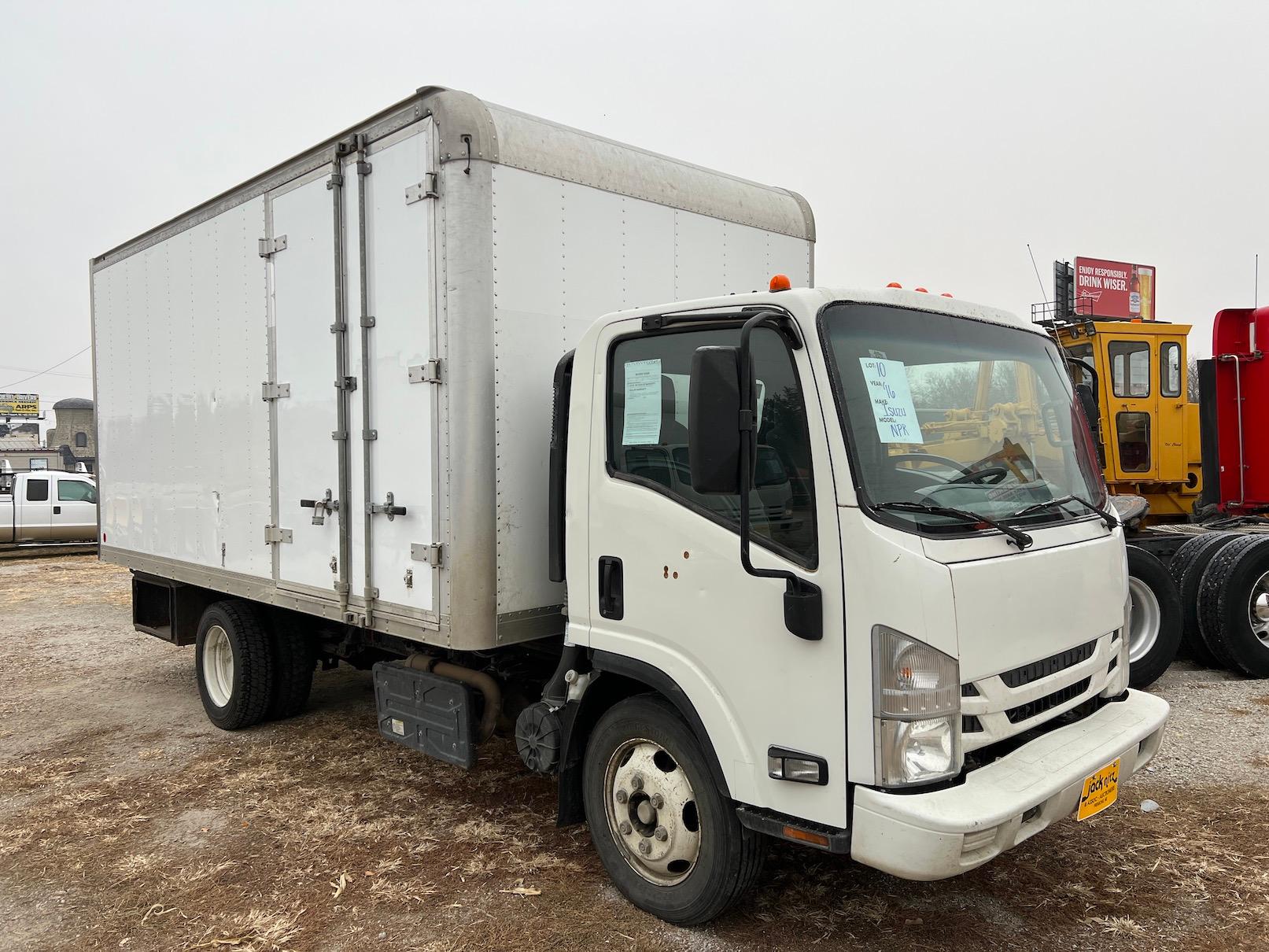 2016 Isuzu Cabover Single Axle Van Truck