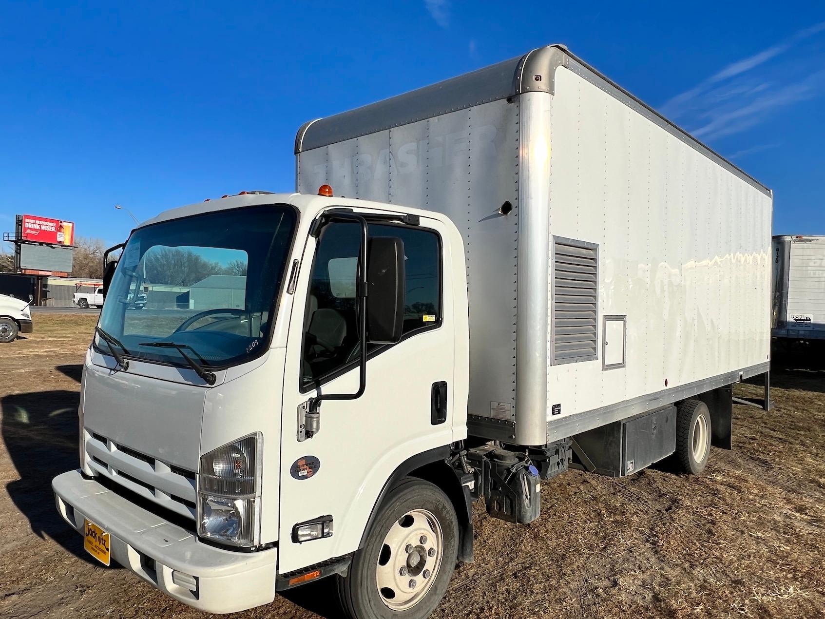 2015 Isuzu Cabover Single Axle Van Truck