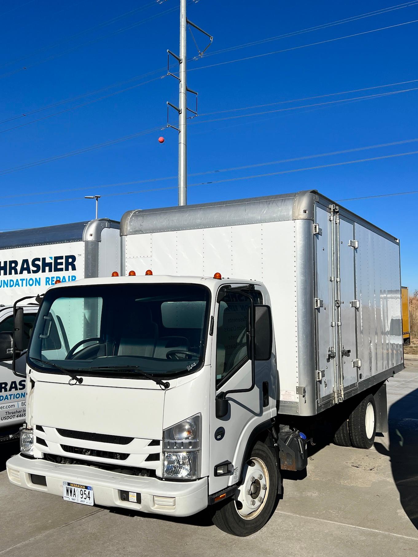 2016 Isuzu Cabover Single Axle Van Truck