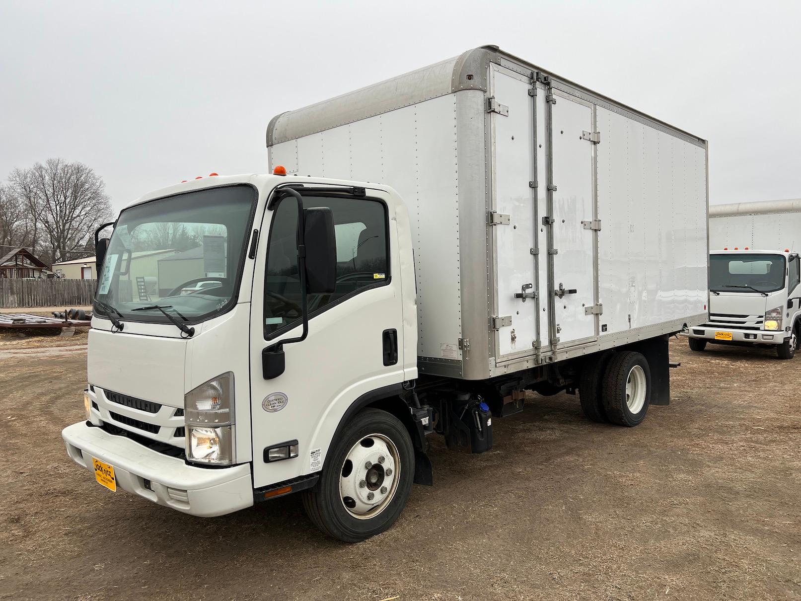 2016 Isuzu Cabover Single Axle Van Truck