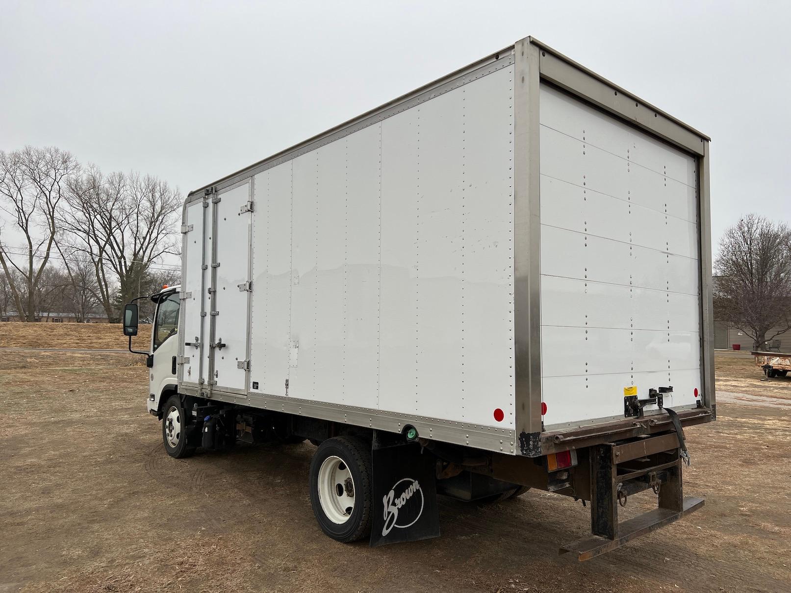 2016 Isuzu Cabover Single Axle Van Truck