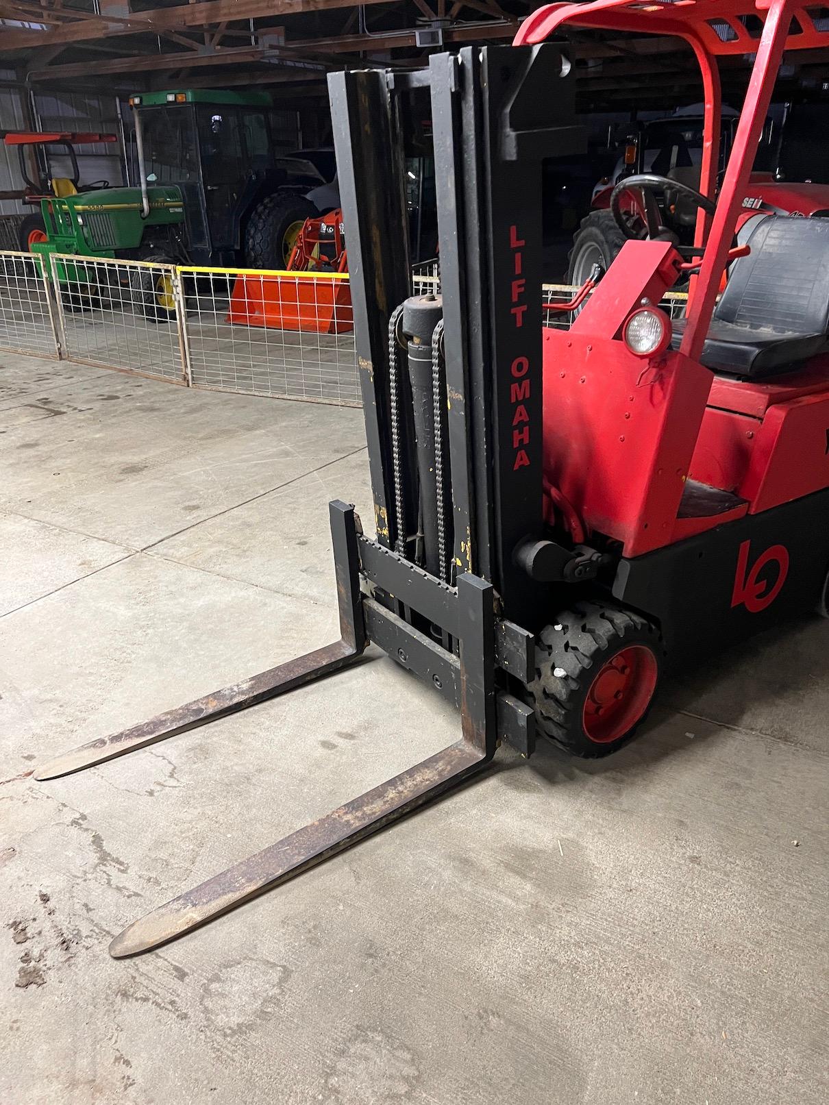 Yale GLC-050-BBNN-072 LP Gas Forklift (NO BRAKES)