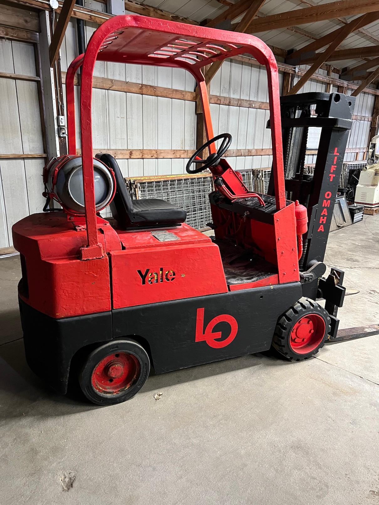 Yale GLC-050-BBNN-072 LP Gas Forklift (NO BRAKES)