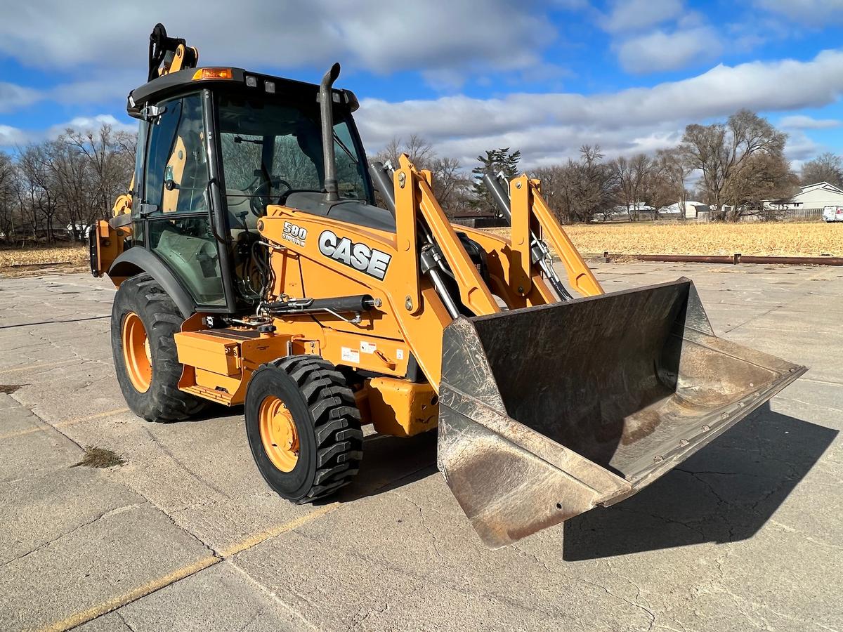 2014 Case 580 Super N MFWD Tractor Loader Backhoe