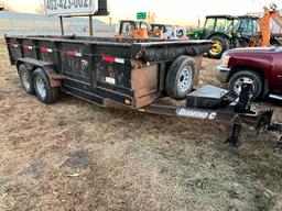 2015 Diamond C 14' Dump Trailer