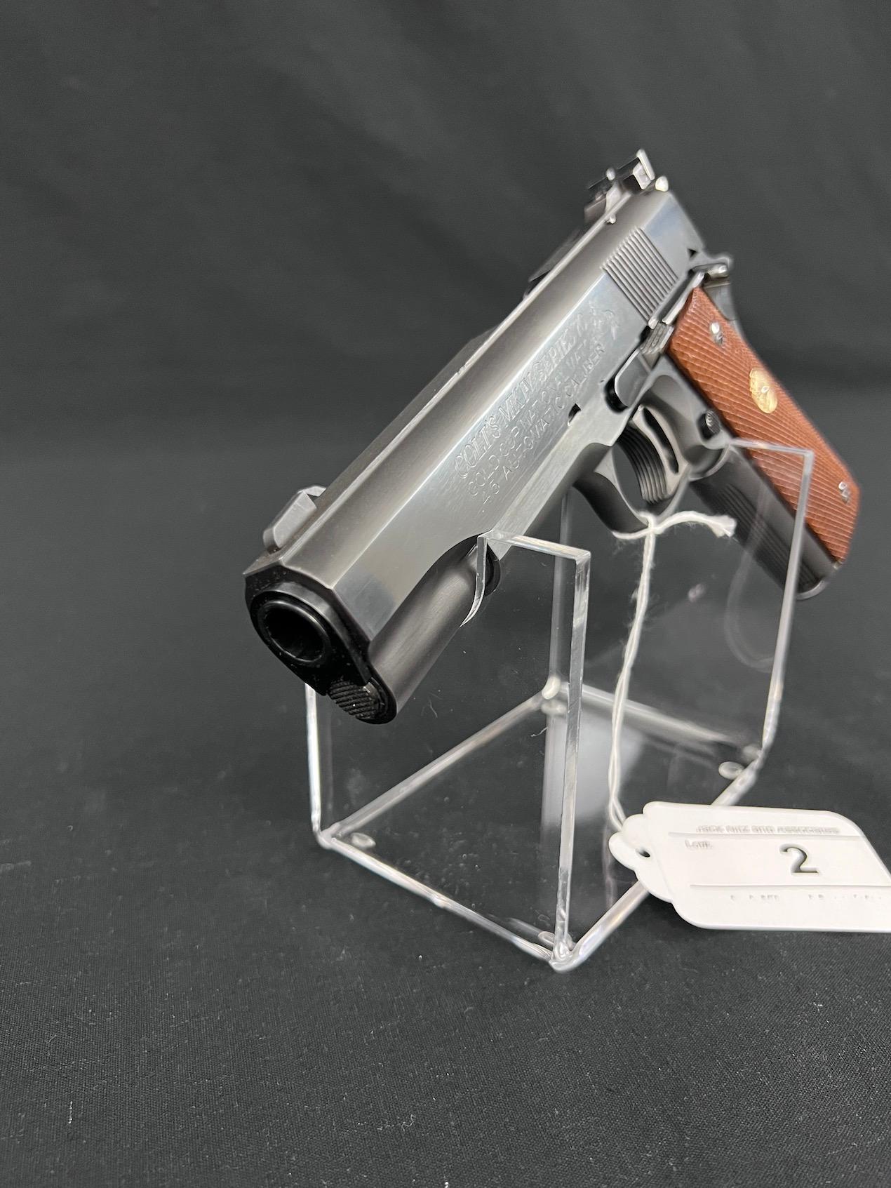 1976 Colt Gold Cup National Mark IV Series 70 Semi Auto Pistol