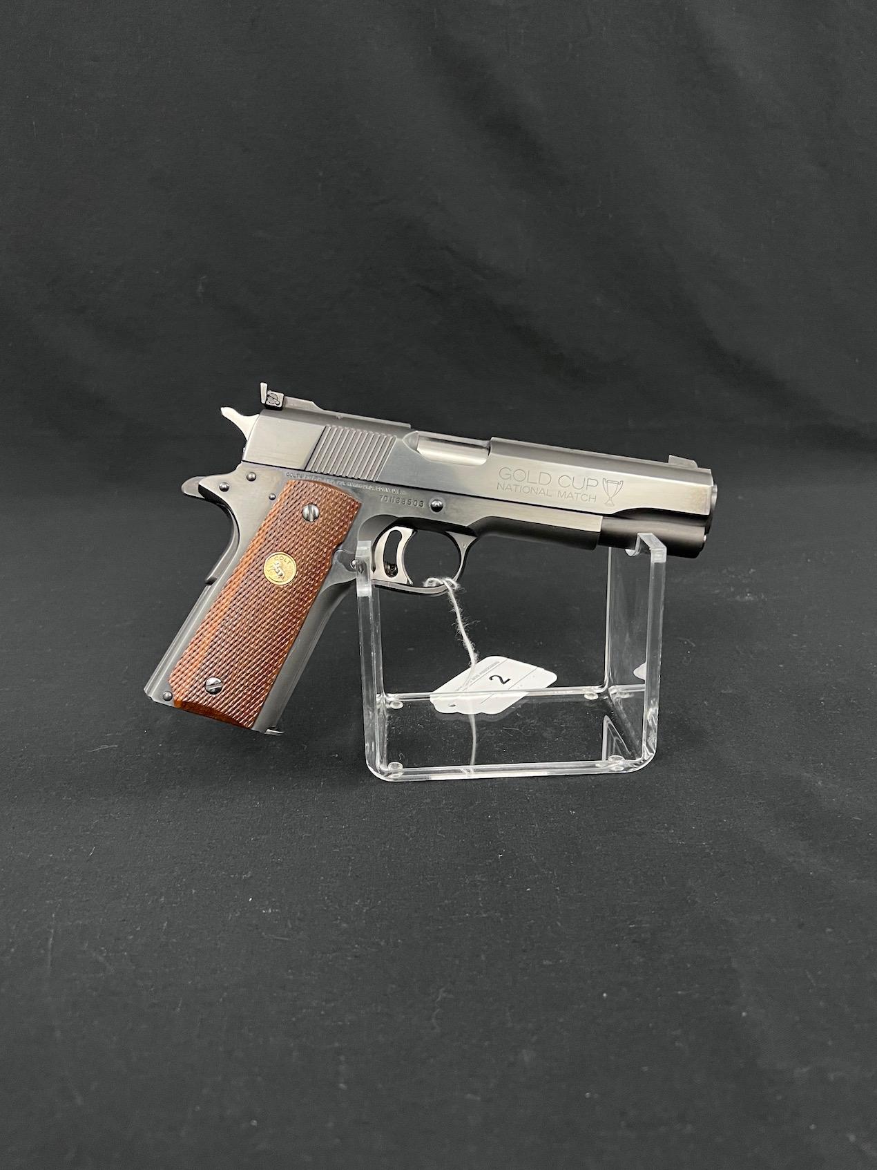 1976 Colt Gold Cup National Mark IV Series 70 Semi Auto Pistol