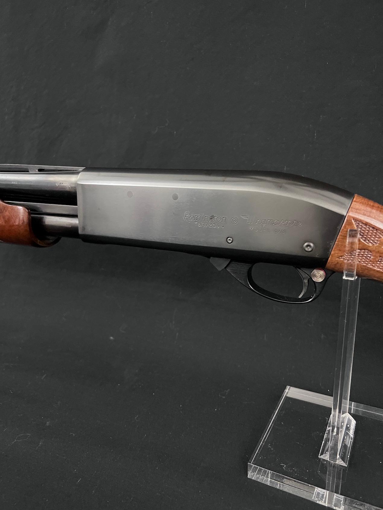 Remington 870 Wingmaster Pump Action Shotgun