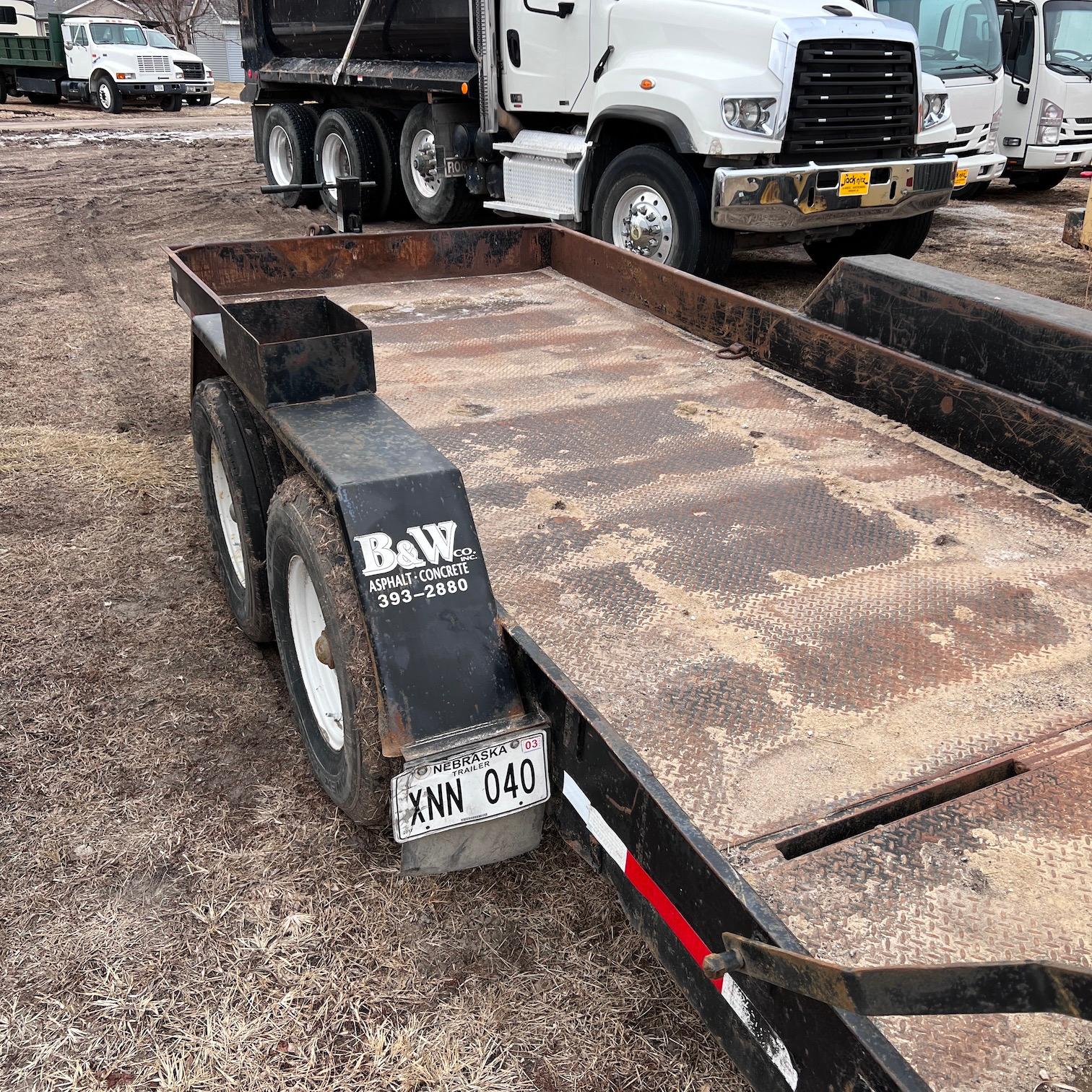 2008 Felling 15' Flatbed Trailer