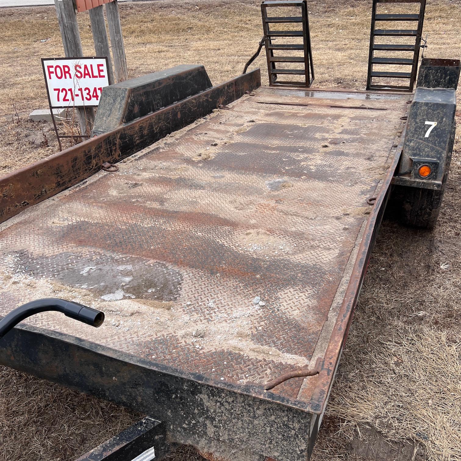 2008 Felling 15' Flatbed Trailer