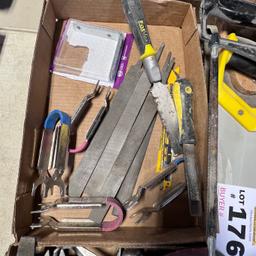 Hand Saws, Steel Files, Tin Snips, Pipe Cutters, Pry Bars
