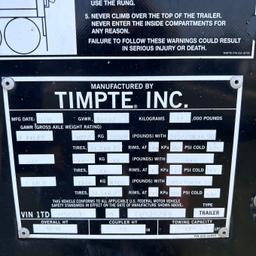 2012 Timpte Triple Axle Super Hopper Grain Trailer