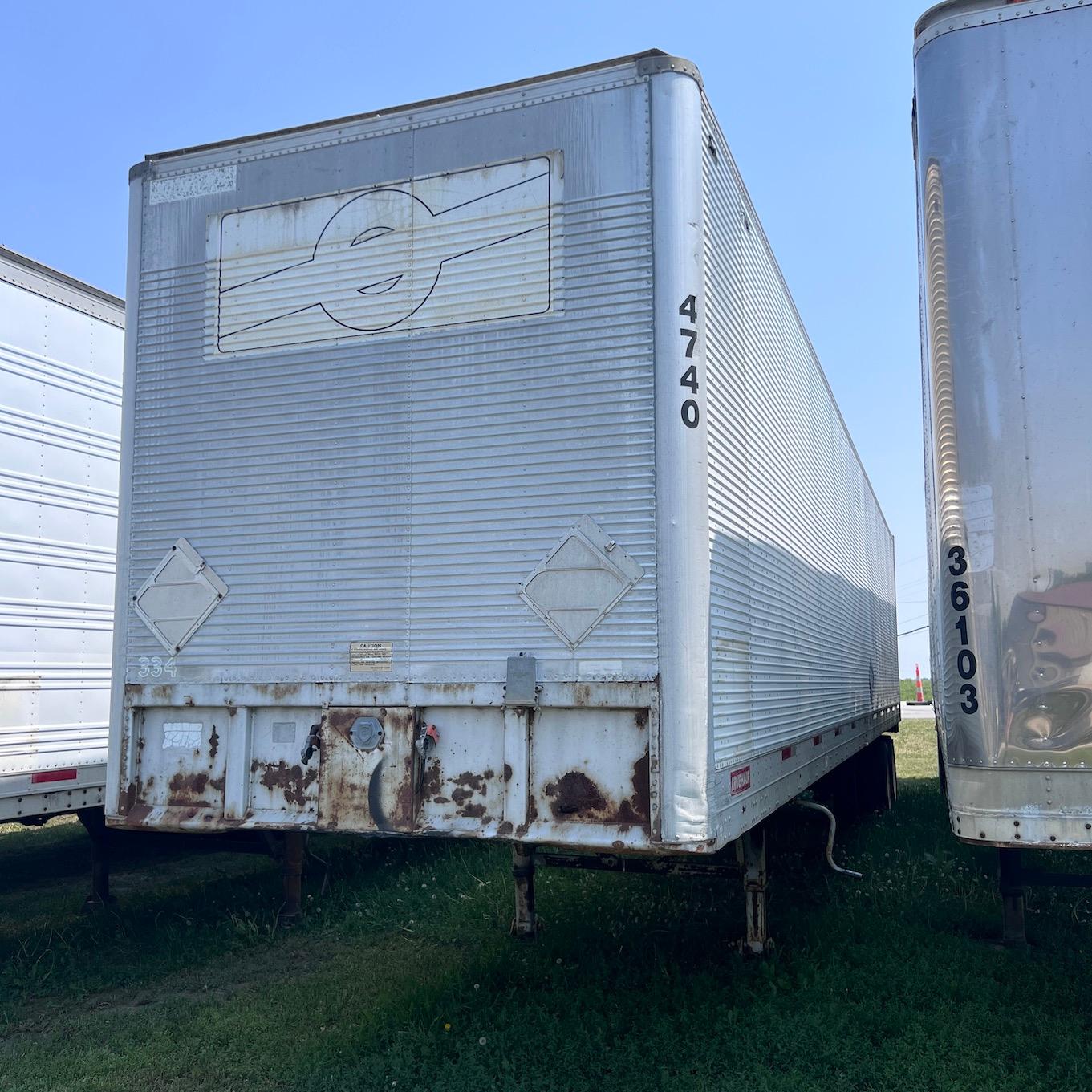 1981 Fruehauf Van Trailer