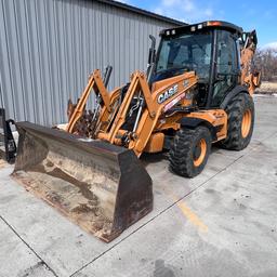 2015 Case 590 Super N MFWD Tractor Loader Backhoe