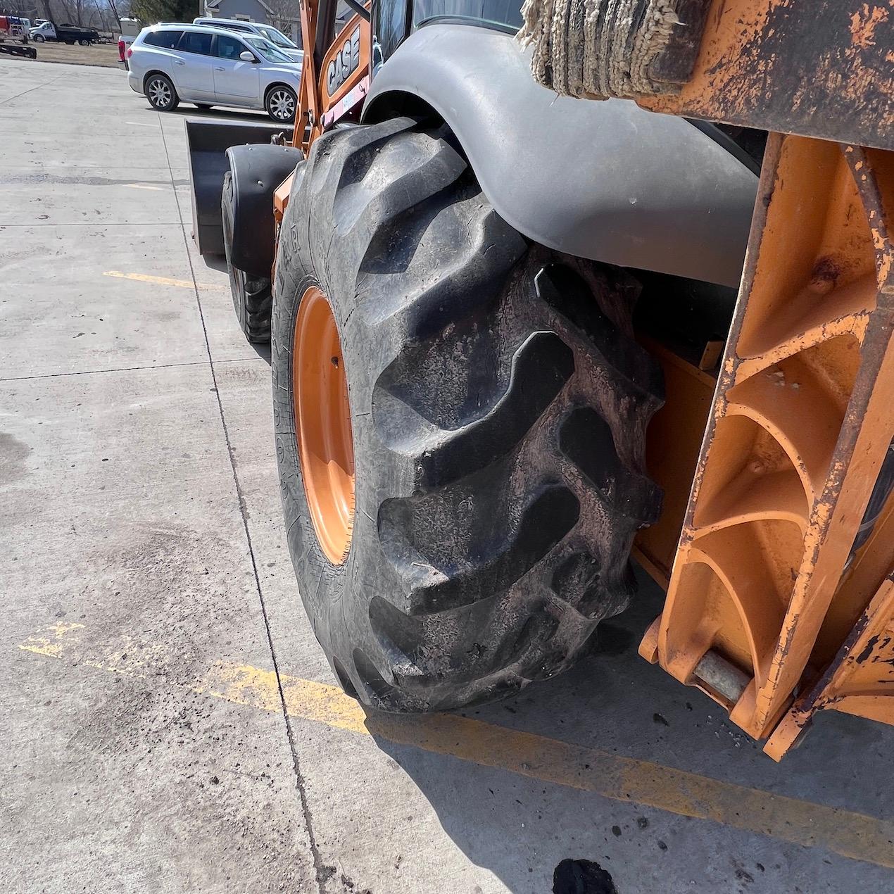 2015 Case 590 Super N MFWD Tractor Loader Backhoe