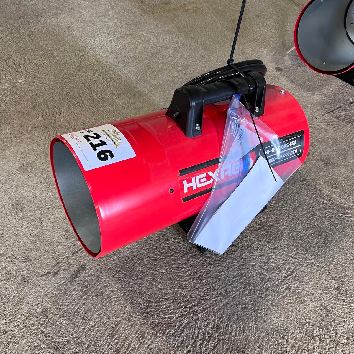 New Hexago Propane Shop Heater