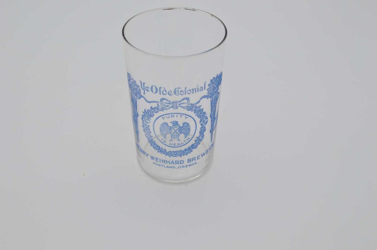 Ye Olde Colonial Beer Sample Glass