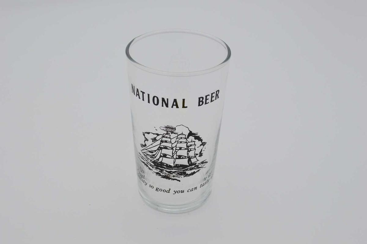 National Beer Sample Glass