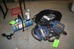 Lot: Respirators & Air Pump