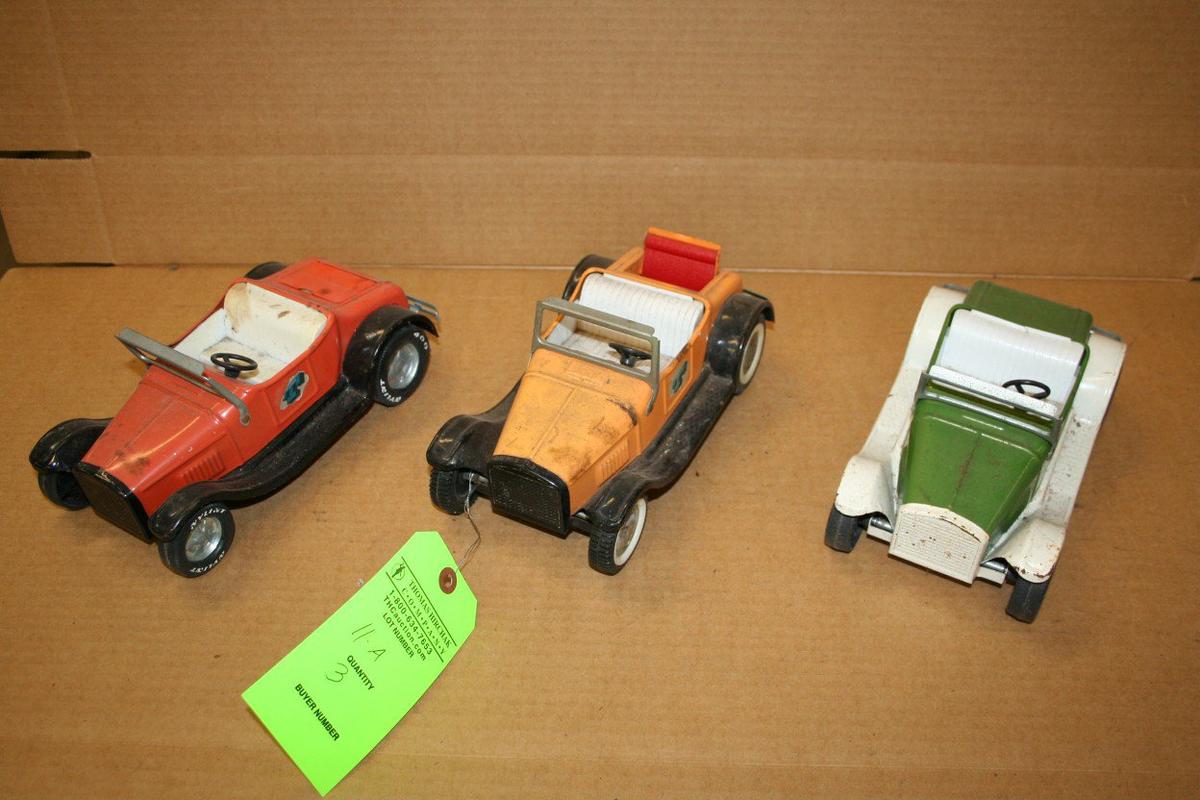 Lot: (3) Vintage Nylint Roadsters