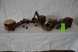 Lot: (5) Vintage Steel Toys