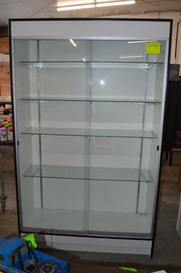 Double Sliding Glass Display Cabinet