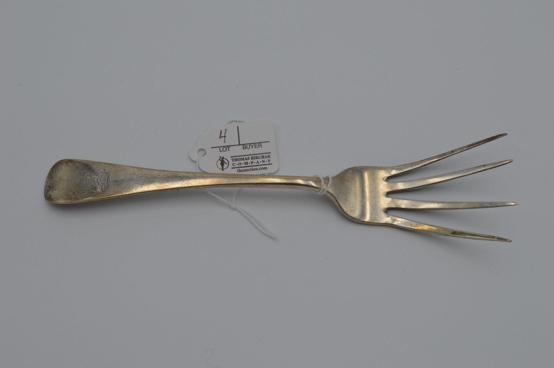 London Sterling Silver Serving Fork