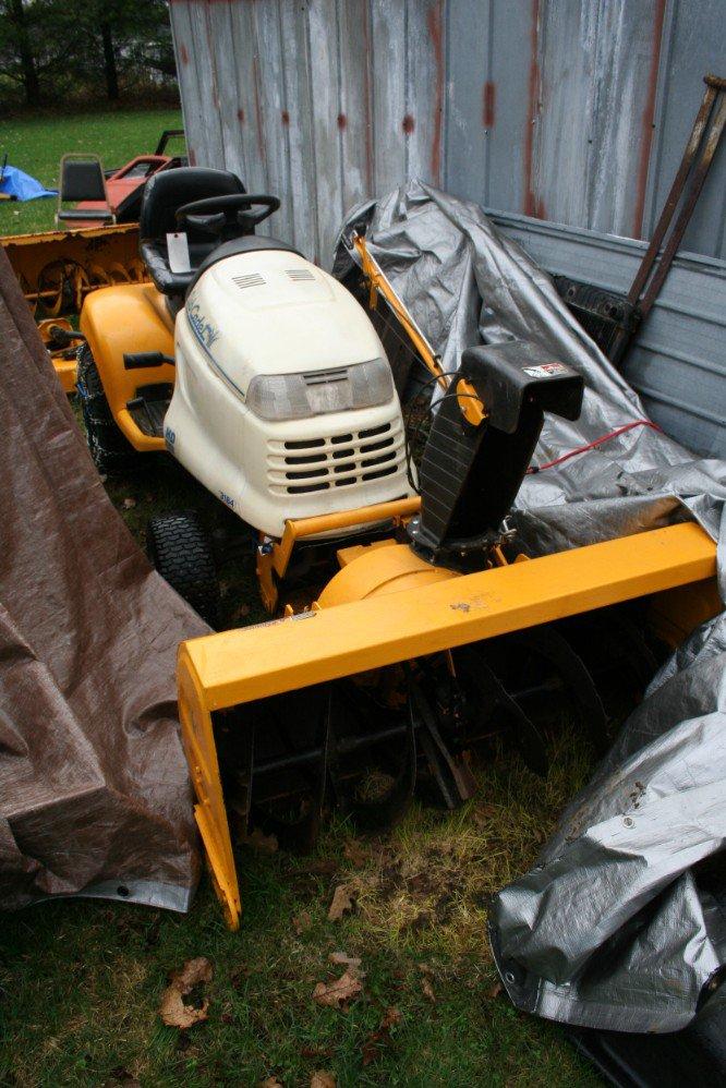 Cub Cadet HD Lawn Tractor w/ (2) Snow Blowers