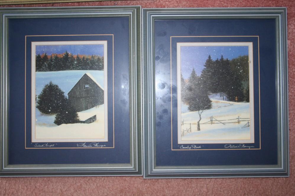 Lot: (4) Prints